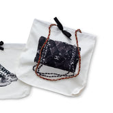 Caviar Classic Drawstring Dust Bag for Handbag Storage